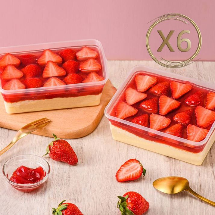 【法布甜】草莓珠寶盒(6盒組)